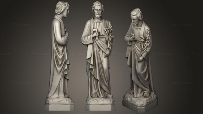 Statues antique and historical (Tng Giesu, STKA_1617) 3D models for cnc